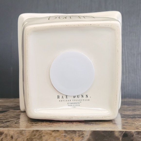 Rae DUNN Piggy Bank Rainy Day Fund Birdhouse - Picture 4 of 4